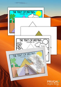 tent of meeting diagram Moses and the Tent of Meeting Craft