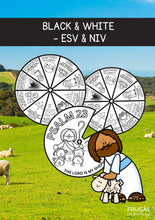 Load image into Gallery viewer, Psalm 23 Coloring Wheel Craft