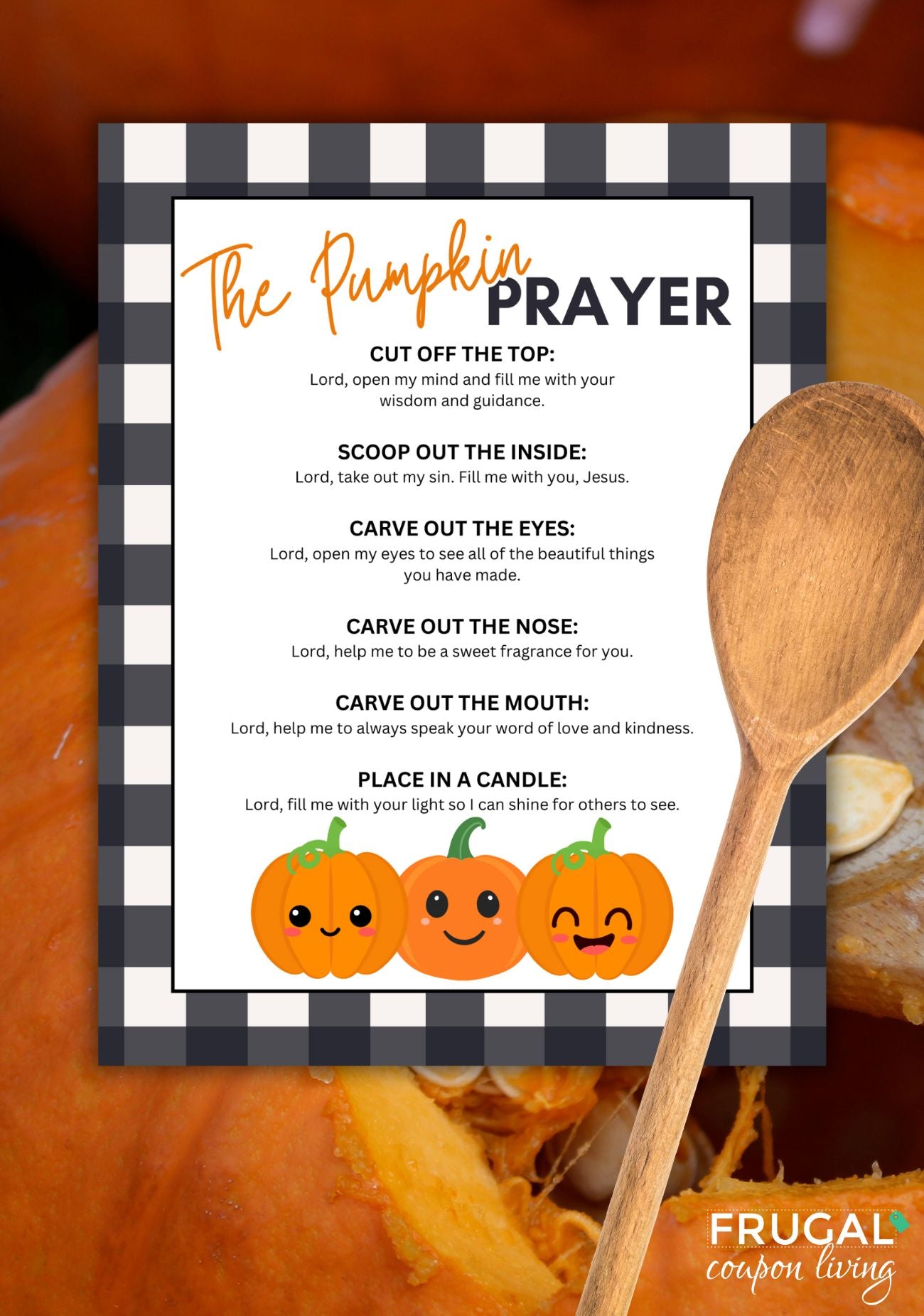 Super Cute Pumpkin Gospel & Pumpkin Prayer Printable Set Frugal