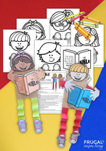 Load image into Gallery viewer, Reading the Bible Puppet Craft