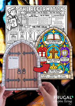 Load image into Gallery viewer, Martin Luther 95 Theses Door Craft