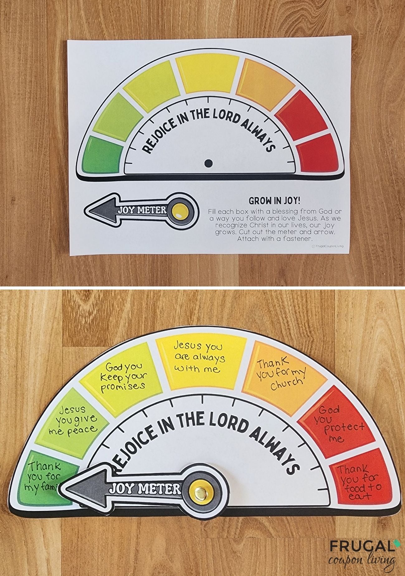 Meter Craft Grow in Joy Meter Bible Craft - Rejoice in the Lord Always! β Frugal ...
