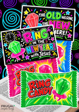 Load image into Gallery viewer, New Year Candy Ring Gift Tag