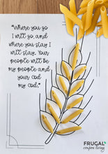 Load image into Gallery viewer, Ruth 1:16 Pasta Craft