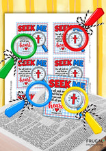 Load image into Gallery viewer, Seek Me Magnifying Glass Gift Tag