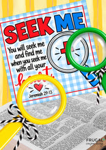 Load image into Gallery viewer, Seek Me Magnifying Glass Gift Tag