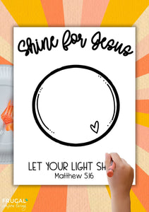 Shine for Jesus Craft