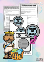 Load image into Gallery viewer, Wash Away My Sin Craft Activity