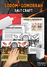 Load image into Gallery viewer, Sodom and Gomorrah Salt Art Craft