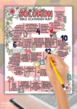 Load image into Gallery viewer, Wisdom &amp; Poetry Bible Scavenger Hunt Set