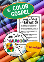 Load image into Gallery viewer, Spanish Gospel of Salvation Coloring Wheel Craft