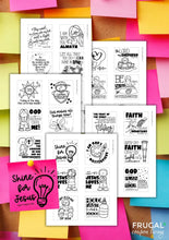 Load image into Gallery viewer, Encouraging Christian Sticky Notes
