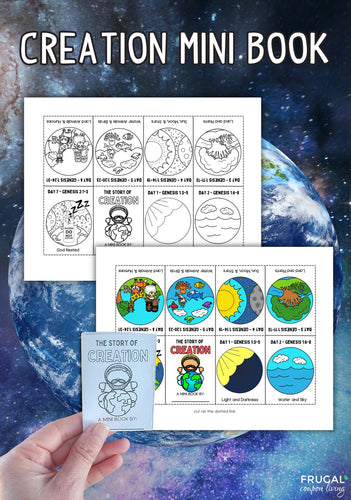 Creation Coloring Book - One Sheet Booklet