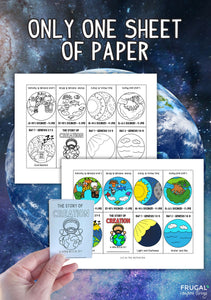 Creation Coloring Book - One Sheet Booklet
