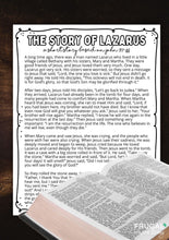 Load image into Gallery viewer, Jesus Raises Lazarus Craft