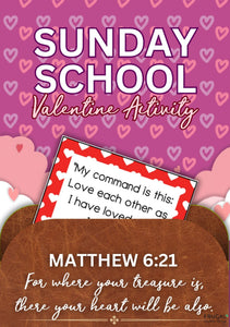 Sunday School Valentine's Day Craft for Kids