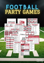 Load image into Gallery viewer, Football Party Games Set |  Charades, Bingo, 5-Second, More