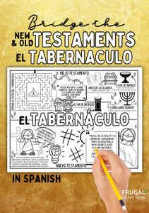 El Tabernáculo Spanish Worksheet for Kids