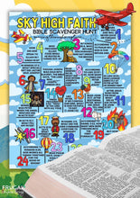 Load image into Gallery viewer, Sky High Faith Flight Bible Scavenger Hunt