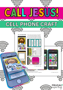 Call on Jesus Cellphone Craft