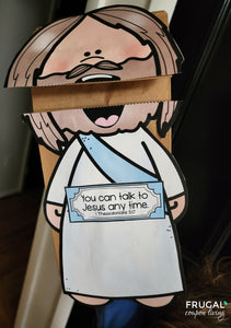 Talk to Jesus Puppet Craft