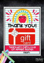 Load image into Gallery viewer, Teacher Appreciation Gift Card Holder