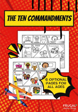 Load image into Gallery viewer, The Ten Commandments Comic Strip