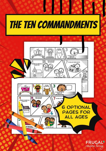 The Ten Commandments Comic Strip