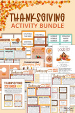 Load image into Gallery viewer, Thanksgiving Activity Packet