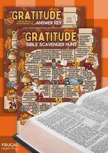 Load image into Gallery viewer, Gratitude Thanksgiving Bible Scavenger Hunt
