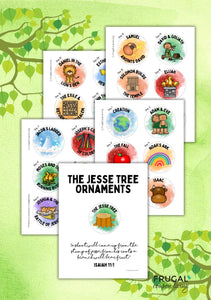 The Jesse Tree Ornaments & Coloring Pages