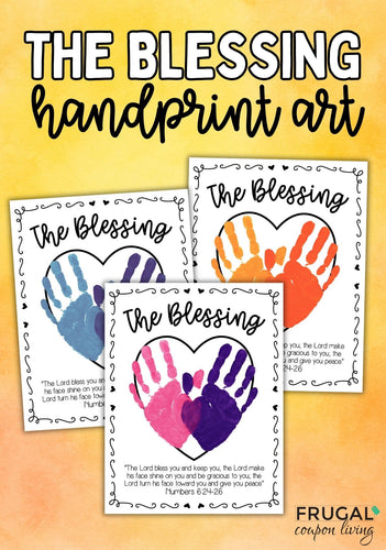 The Blessing Handprint Art