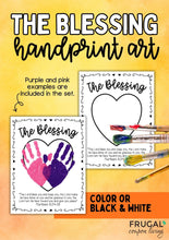 Load image into Gallery viewer, The Blessing Handprint Art