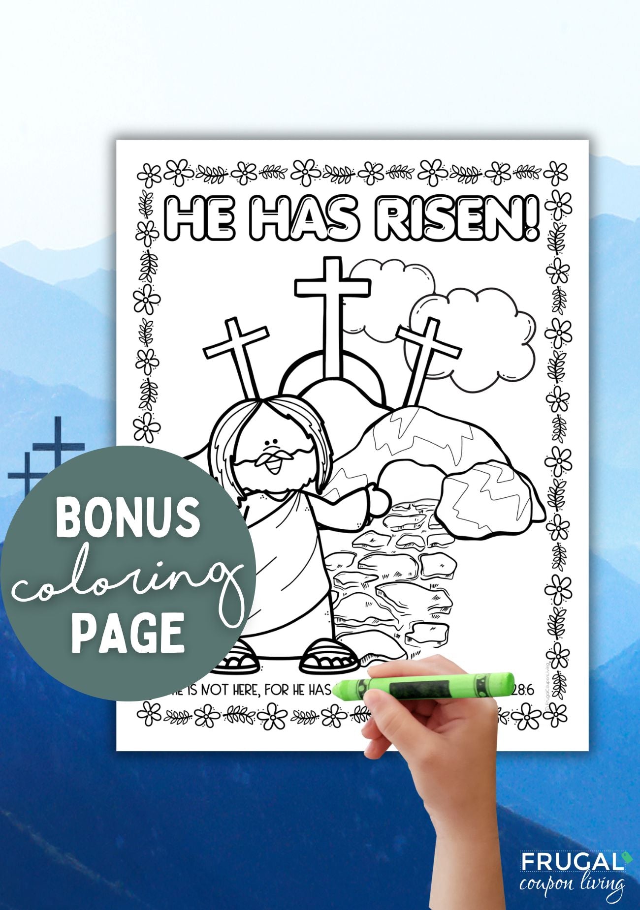 he-is-risen-empty-tomb-craft-he-is-risen-interactive-activity-for-easter-frugal-coupon-living for Free Printable Empty Tomb Craft Template He is Risen Empty Tomb Craft - He is Risen Interactive Activity for Easter – Frugal Coupon Living for Free Printable Empty Tomb Craft Template