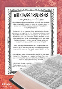 The Last Supper Activity Mat