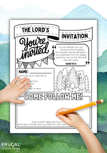 The Mountains and Trees Rejoice Craft