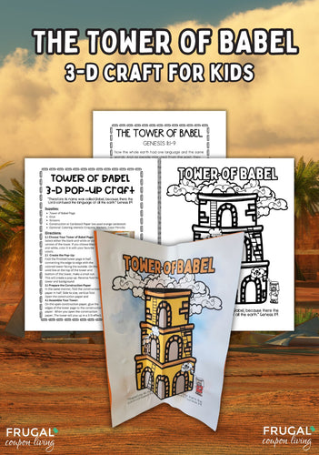 The Tower of Babel Pop Up Craft