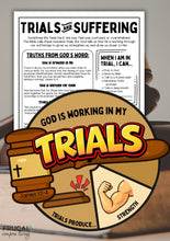 Load image into Gallery viewer, Trials and Suffering Coloring Wheel