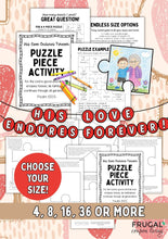 Load image into Gallery viewer, God's Love Puzzle Craft Bulletin Board