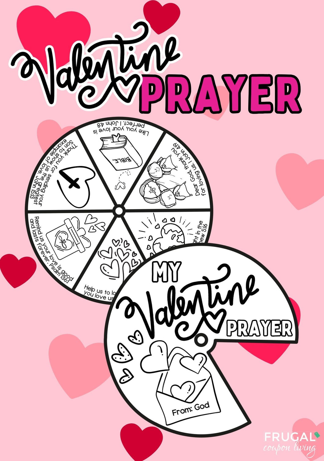 Valentine Prayer Wheel Craft