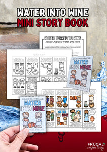 Jesus Turns Water into Wine Craft Set