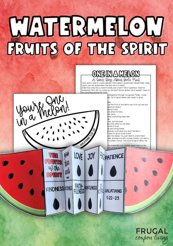 Watermelon Fruits of the Spirit Craft