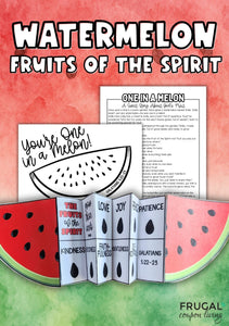 Watermelon Fruits of the Spirit Craft