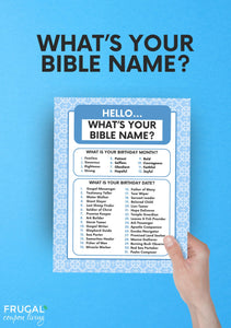 What's Your Bible Name