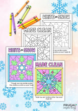 Load image into Gallery viewer, White as Snow Snowflake Bible Craft