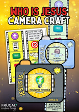 Load image into Gallery viewer, Who is Jesus Camera Craft