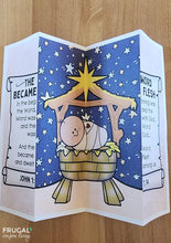 Load image into Gallery viewer, The Word Became Flesh Nativity Craft