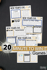 New Years Eve Minute to Win It Games