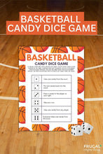 Load image into Gallery viewer, Basketball Dice Game