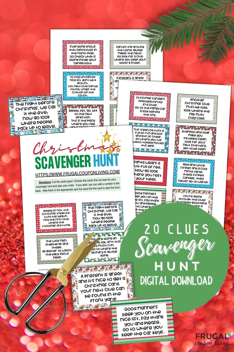 Christmas Scavenger Hunt – Frugal Coupon Living